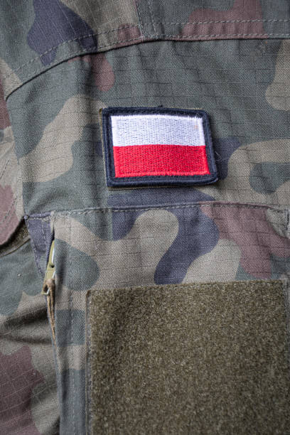 istock Polish camo military uniform 2104275926