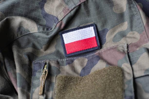 istock Polish camo military uniform 2104280611