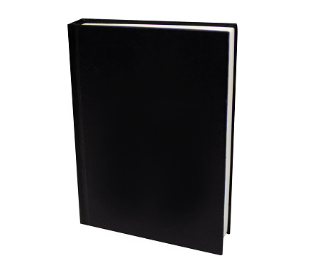 Book cover on white background
