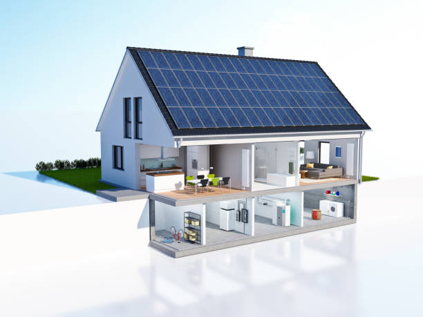 istock Modern cut house with a view of the interior 2104390676