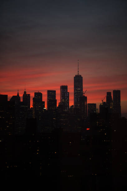 istock New York City Skyline, Architecture and Sunset 2104460667