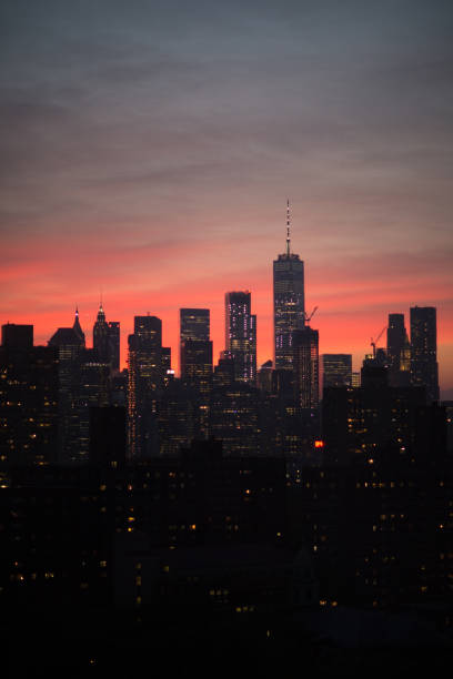 istock New York City Skyline, Architecture and Sunset 2104460671