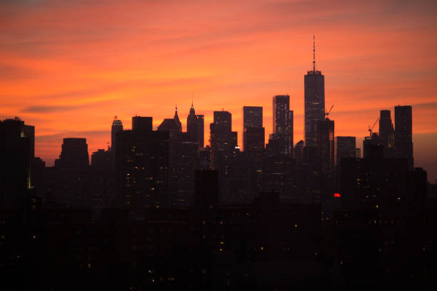 istock New York City Skyline, Architecture and Sunset 2104460678