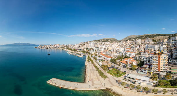 istock Saranda panorama on the Albanian Riviera 2104544130