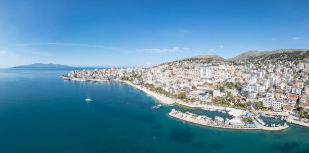 istock Saranda panorama on the Albanian Riviera 2104544951