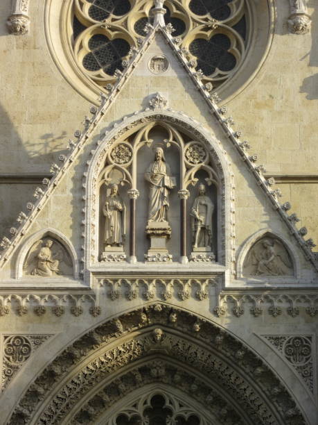 istock Facade of Zagreb cathedral 2104597914