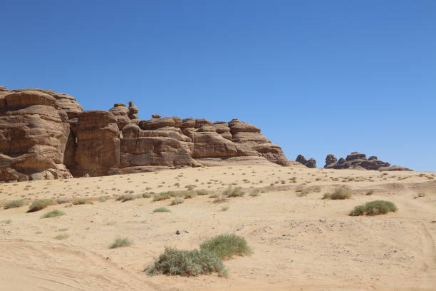 istock Madain Saleh, Saudi Arabia 2104700577
