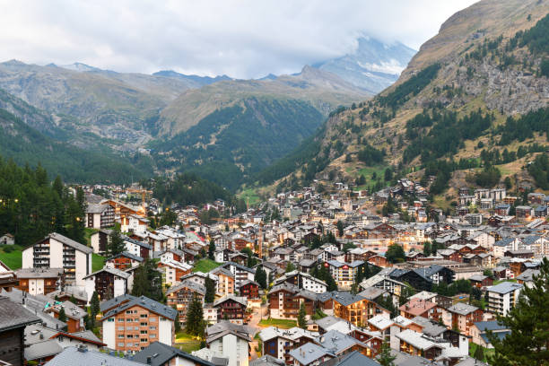 istock Skyline - Zermatt, Switzerland 2104730498