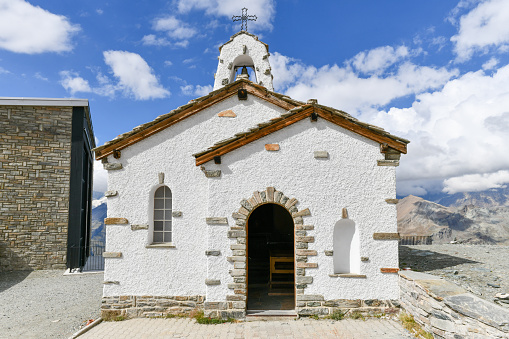 The chapel Bernhard von Aosta on the Gornergrat, Valais, Switzerland