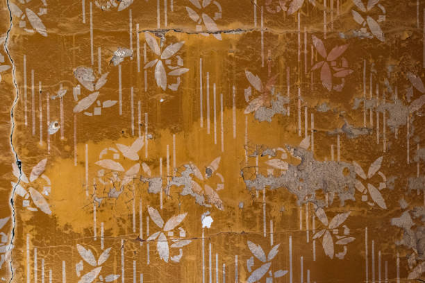 highly detailed image of grunge vintage wallpaper