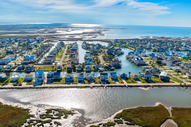 istock Jamaica Beach, Texas Aerial 2104903115