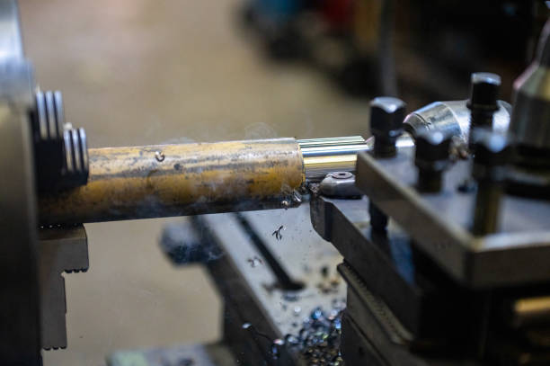 istock Metal milling machine working moment. 2104932699