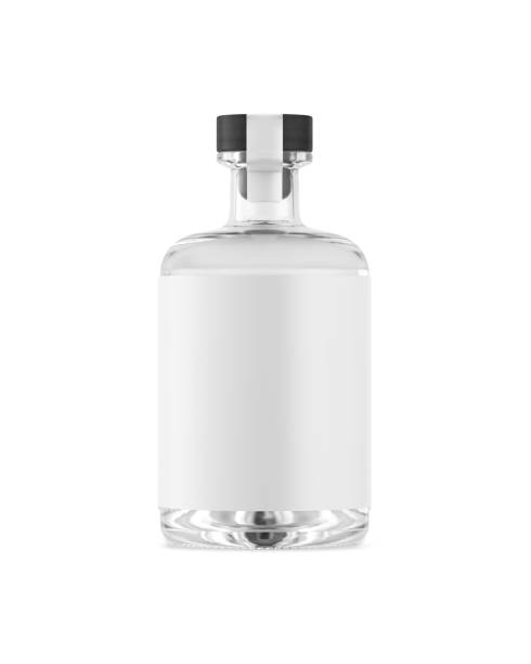 Gin Bottle Image an image of a Gin Bottle isolated on a white background gin stock pictures, royalty-free photos & images