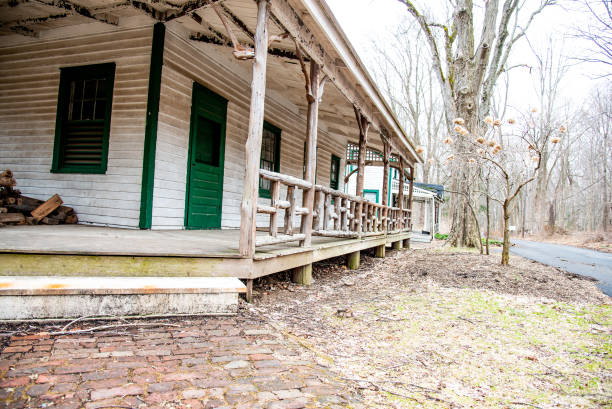 Feltville - a New Jersey ghost town stock photo