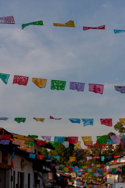 istock Christmas Decorations at Valle de Bravo , Mexico 2105095230
