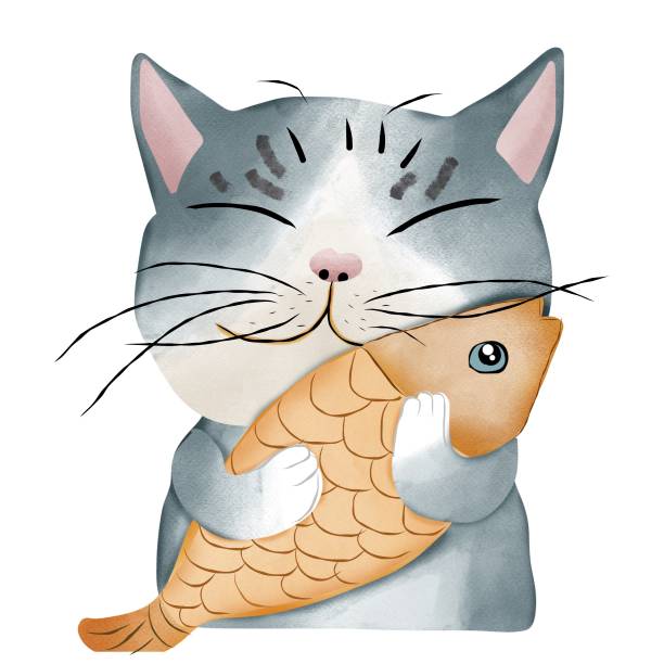 Fish Icon Cat 60+ Fish Icon Collection Pictures Stock Illustrations, Royalty-Free ...