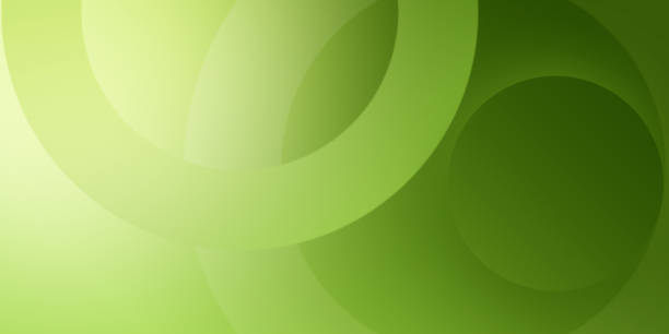 istock Abstract overlapping lines and circles geometric background with gradient colors 2105218903