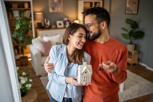istock A couple in love has just moved into their new home 2105249308