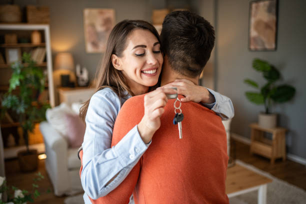 istock A couple in love has just moved into their new home 2105250037