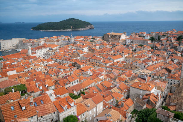 istock Elevated view of Dubrovnik 2105280972