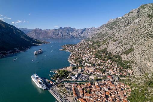 Aerial view of Montenegro