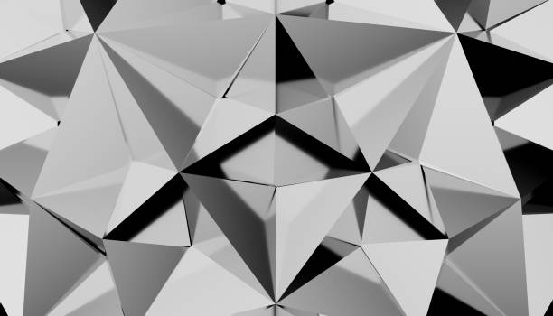 istock front view of a geometric abstract background of gray triangles in a rendered image 2105312728