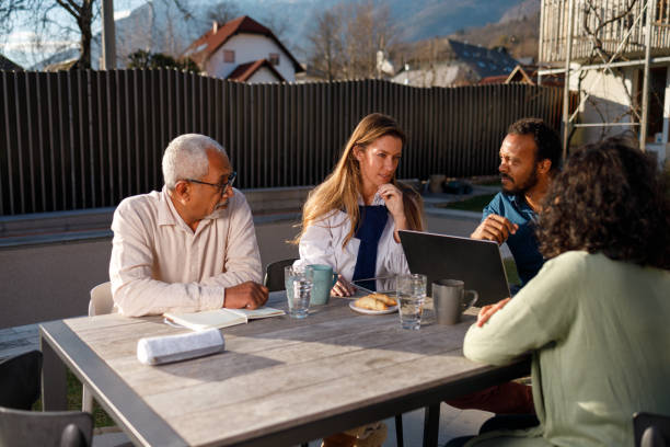 istock Family Business Meeting 2105374472