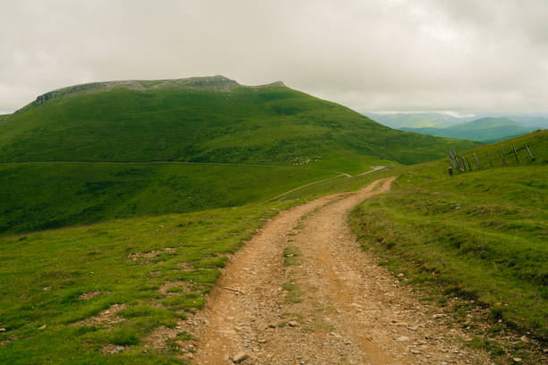 istock hiking trail in the Pyrenees mountains, Spain 2105383164