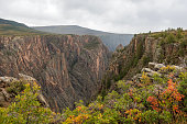 Autumn scenery at Black Canyon of the Gunnison National Park