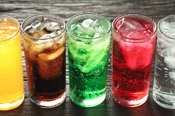 istock Soft drinks and fruit juice mixed with soda high in sugar have a negative effect on physical health 2105612084
