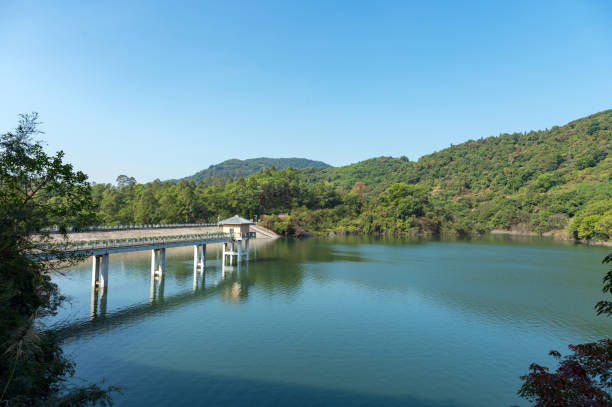 istock Beautiful lake and mountains 2105703364