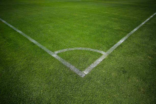 istock Lines in Soccer Field 2105726247