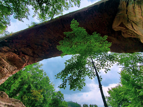 Beautiful natural bridge in Kentucky.