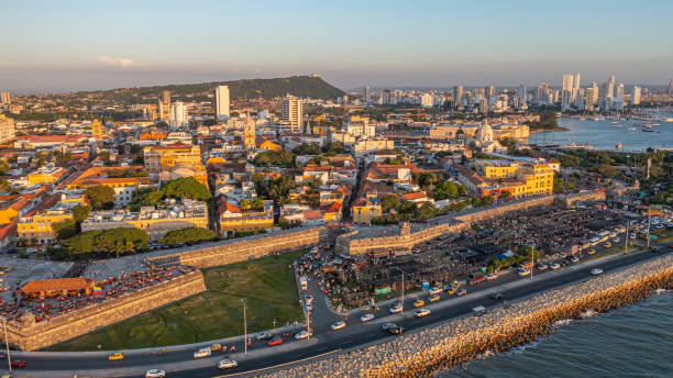 istock Cartagena, Colombia from drone 2105876243
