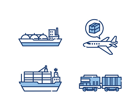 An illustration set of simple and easy-to-use building icons.