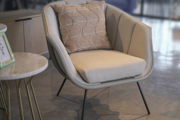 istock Modern Beige Lounge Chair 2105941455