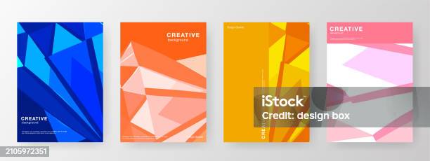 Book Cover Abstract Pattern Abstract Pattern Book Cover Design Set Stock Illustration - Download ...