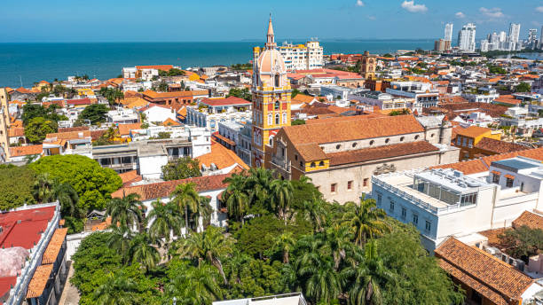istock Cartagena, Colombia from drone 2105984741