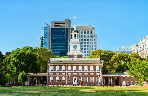 Independence Hall at Independence Mall in Philadelphia - Pennsylvania, United States