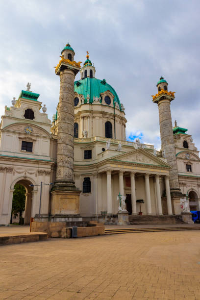 istock St. Charles's Church (Karlskirche) in Vienna, Austria 2106142153