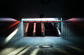 Underpass, Escalator, Reflected Light