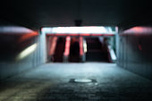 Underpass, Escalator, Reflected Light