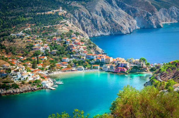 istock Assos village in Kefalonia 2106302718