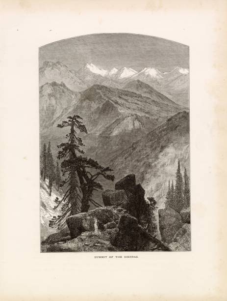 istock NEVADA - Summit of the Sierra Mountains - 1874 American Landscape 2106332964