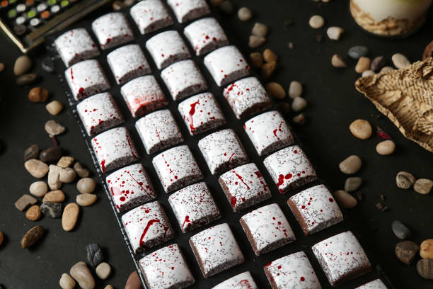istock Abundance of White and Red Desserts Adorn a Table 2106368216