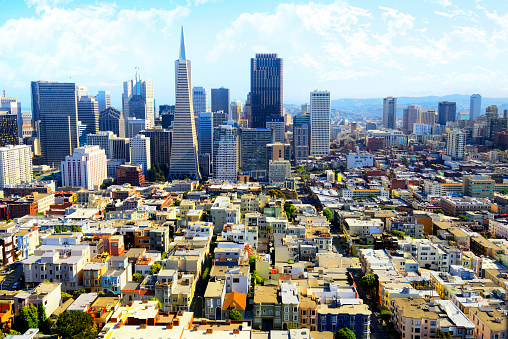 San Francisco skyline, California, USA