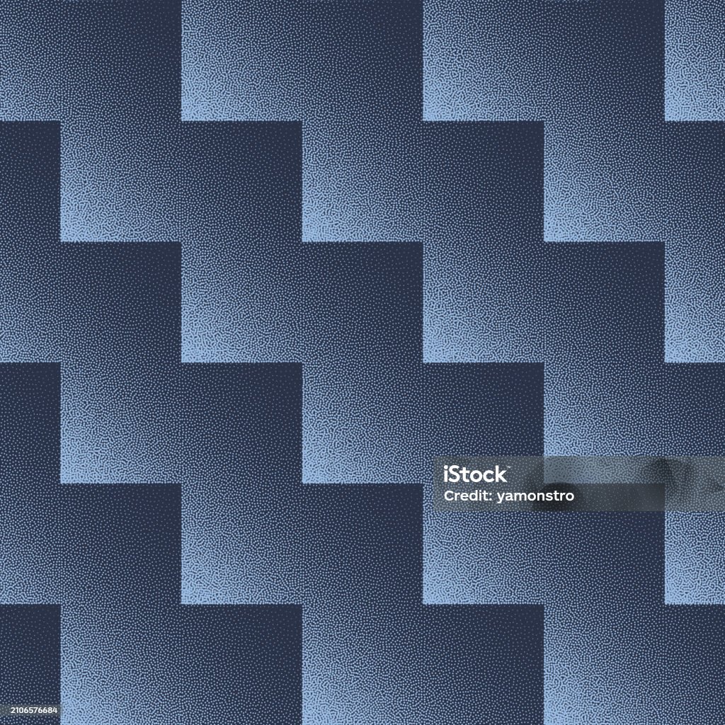 Jagged Pattern Background Jagged Layered Structure Seamless Pattern Trendy Vector Blue Abstract ...