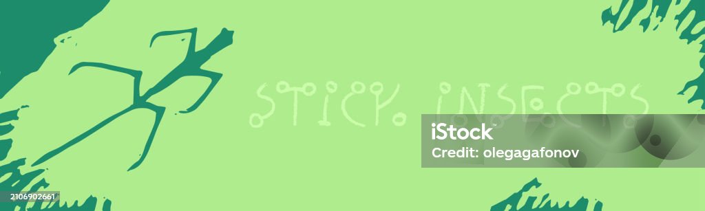 Abstract Stick Insect Abstract Bug Sticks Hand Drawn Illustration Stick Insect Emblem Vector ...