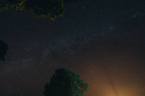istock Stars in the sky on a dark night 2106903201