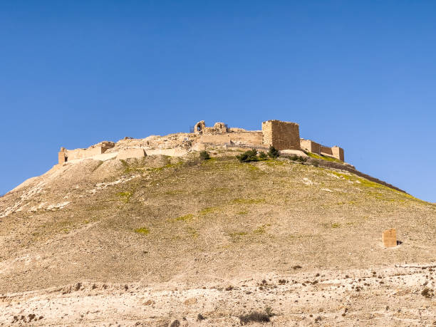 istock large medieval castle. Kerak Castle historic fortress. Crusader Historical castle 2106941618